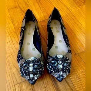 Gorgeous bejeweled flats from Boden